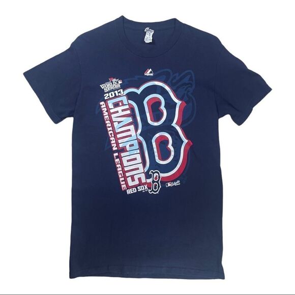 Red Sox Navy T-shirt Sz SMALL - Picture 1 of 11